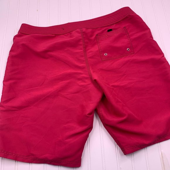 TORRID Hot Pink Swim Board Shorts Drawstring 18 - Picture 5 of 8